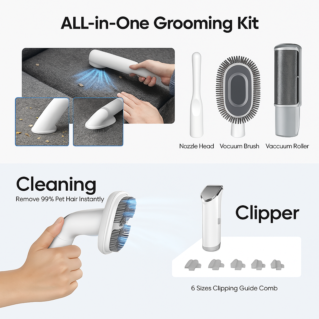GroomiVac All-in-One Kit