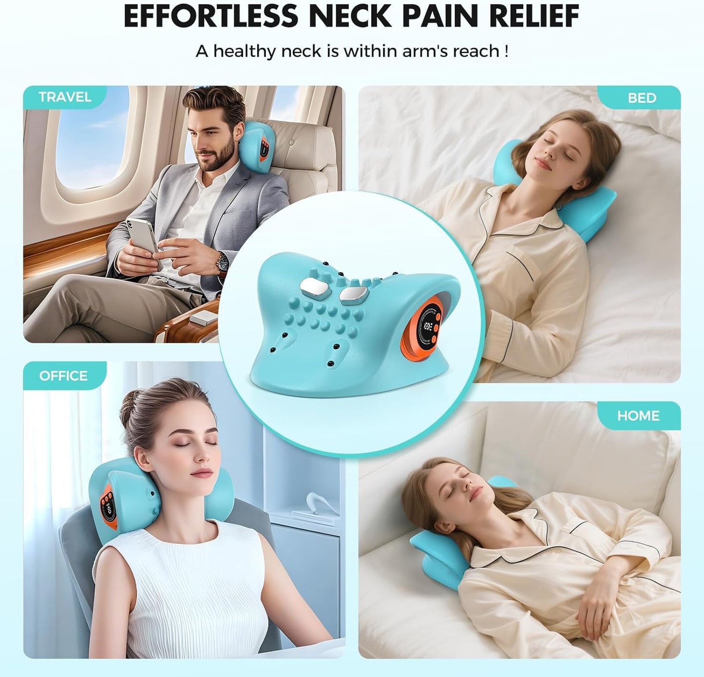 Soothing Neck Massager Pillow